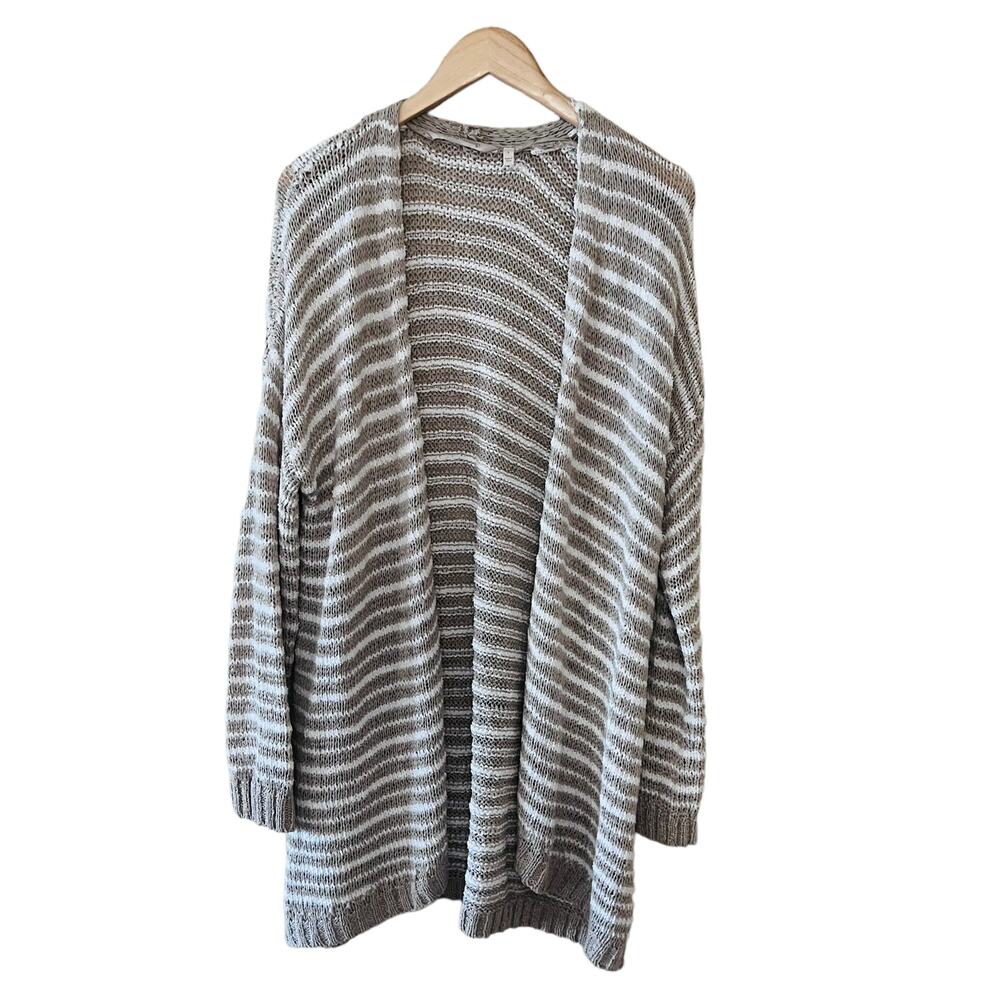 Soft Surroundings Lucie Open Front Knit Cardigan Size Large - Picture 2 of 9
